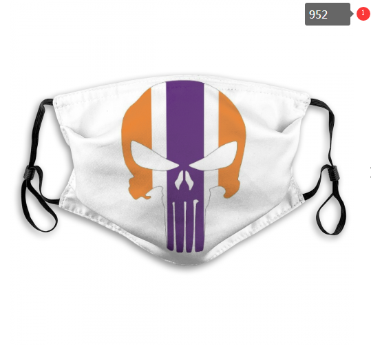 NCAA Clemson Tigers #1 Dust mask with filter->ncaa dust mask->Sports Accessory